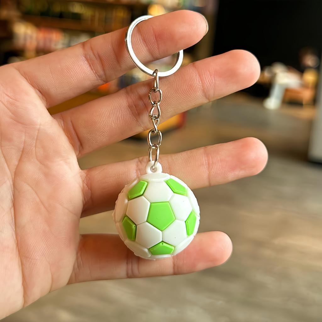 World Cup soccer keychain, soft PVC, personalized bag charm, realistic accessory for events