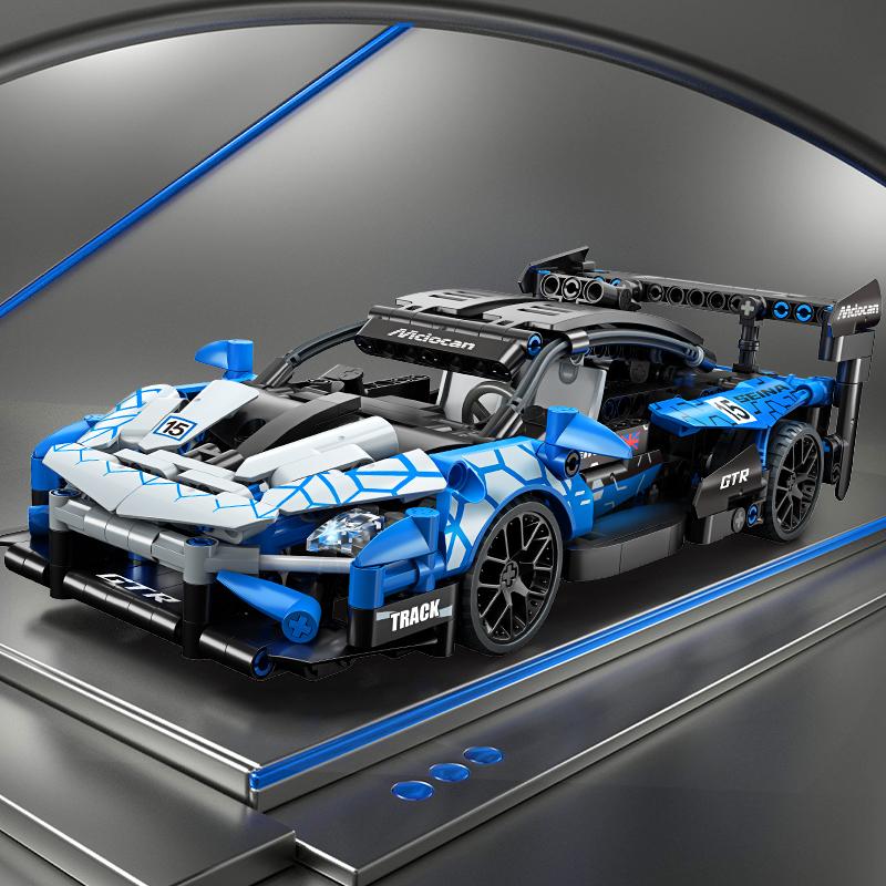 High-Tech Racing Sports Car Creation Expert Building Block 452pcs Racing Model Children's Toys for Boyfriend's Birthday Gifts