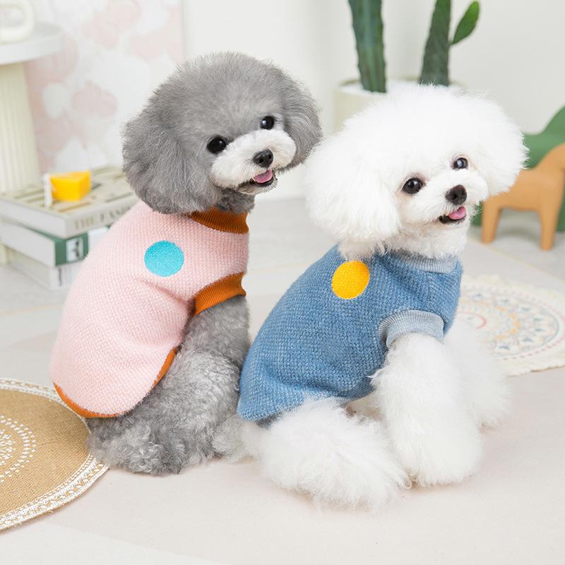 Hunde-/Katzenmantel, Welpenweste, Pullover, Kleidung, bequeme Fleece-Haustierkleidung, Welpen-Teddy