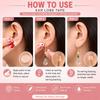 TRICSTER Ear Lobe Tape/Invisible Ear Lobe Support Patch for Pierced Ears - Eliminates the Look of Torn or Stretched Piercings - Protects Healthy