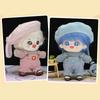 Niannyyhouse 20cm Doll Clothes: Bunny Ear Hat, Sweater, and Suspender Pants, Cotton Doll Clothes for Plush Toys (Pink)