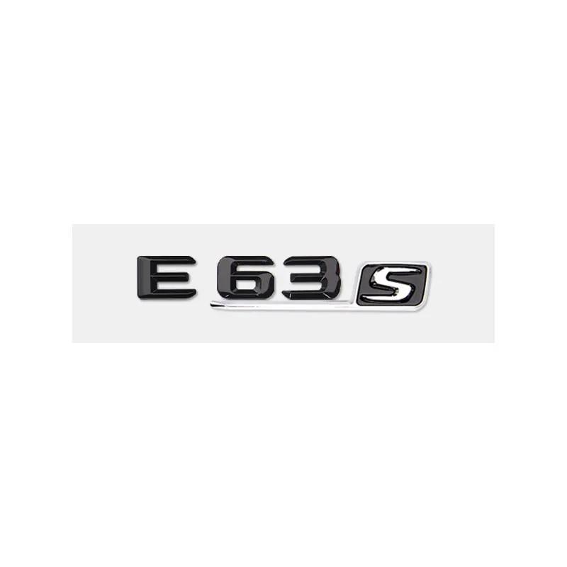 ZZUH8 E63S Logo Badge Car Stickers for Mercedes Benz E63 Refitted Eclass 6.3AMG Fender Side Labelflag New Old Rear Trunk Displacement