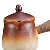 Chinese Ceramic Teapot with Lid Anti-scald Rope Handle Teapot Hotel Tea Lovers
