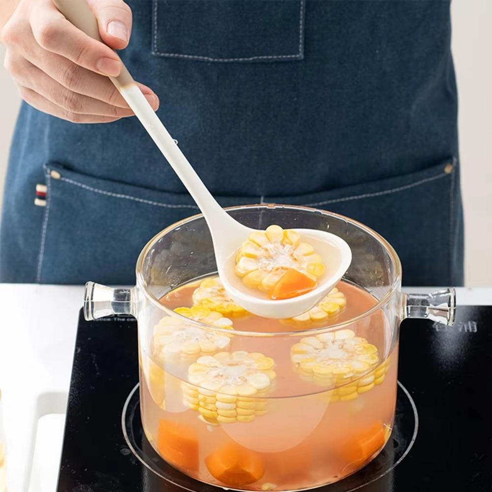 4/3/2Pcs Long Handle Silicone Cooking Utensils Set Heat-resisting Spatula Shovel Rice Spoon  Kitchen