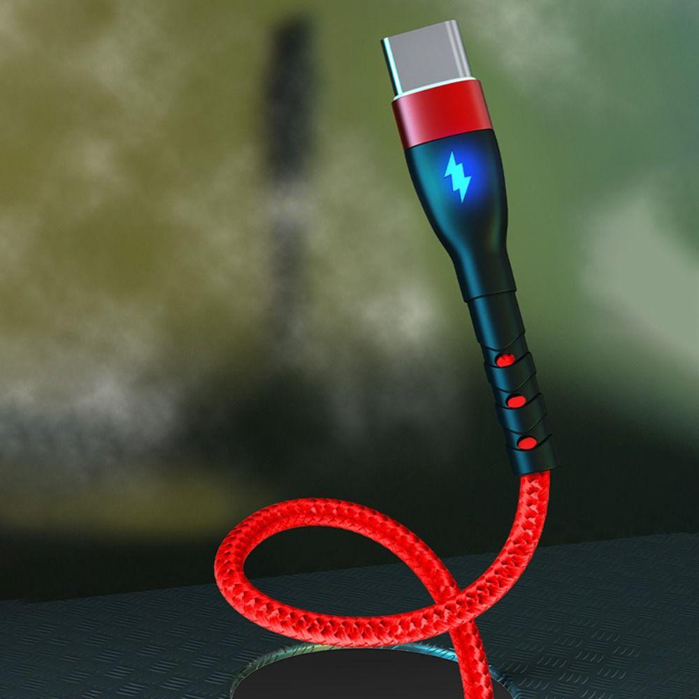 

Cable Quick Charger Wire 6A 66W USB Type C Cable Nylon Data Cable Data Cord Fast Charging Cable