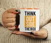 Inkdotpot Think Outside The Box Inspirational Positive Quotes 11Oz Ceramic  Coffee  Mug