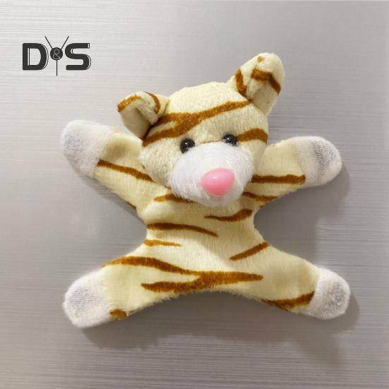 3 Piezas Imán de Nevera de Animales de Peluche Hogar Oficina Cocina Taquilla Nevera Animal de Peluche de Dibujos Animados Muñeco Decoración Magnética Adorno