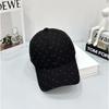 New Full Diamond Sunshade Baseball Cap Women's Spring and Summer Fashion Personality Full of Rhinestone Hard Top Cap Tide