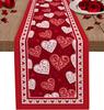 Desktop Ornaments Love Table Flag Tablecloth 33*183cm Table Runner For Festive Atmosphere Event Decoration Valentine's Day Party