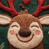 Christmas Elk Door Mat 23.6 X 17.5 Inch Soft Washable Cute Christmas Decorations Doormat Kitchen Bathroom Home Welcome Mat