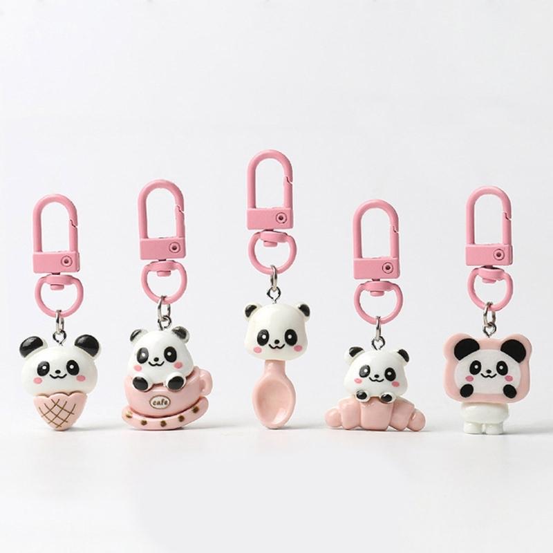 Lovely Animal Keychain Backpack Handbag Pendant Cartoon Animal Keyring Car Keychain Bag Charm Decorations