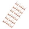 50mm Flame Retardant PVC Wall Mounted Pipe Clip For 19mm Pipes No Drill Fixing Indoor Outdoor Pipe Positioning