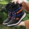 Winter Kinder Modische Fleece Warme Hohe Outdoor Baumwollstiefel Schneestiefel Lässige Baumwollschuhe