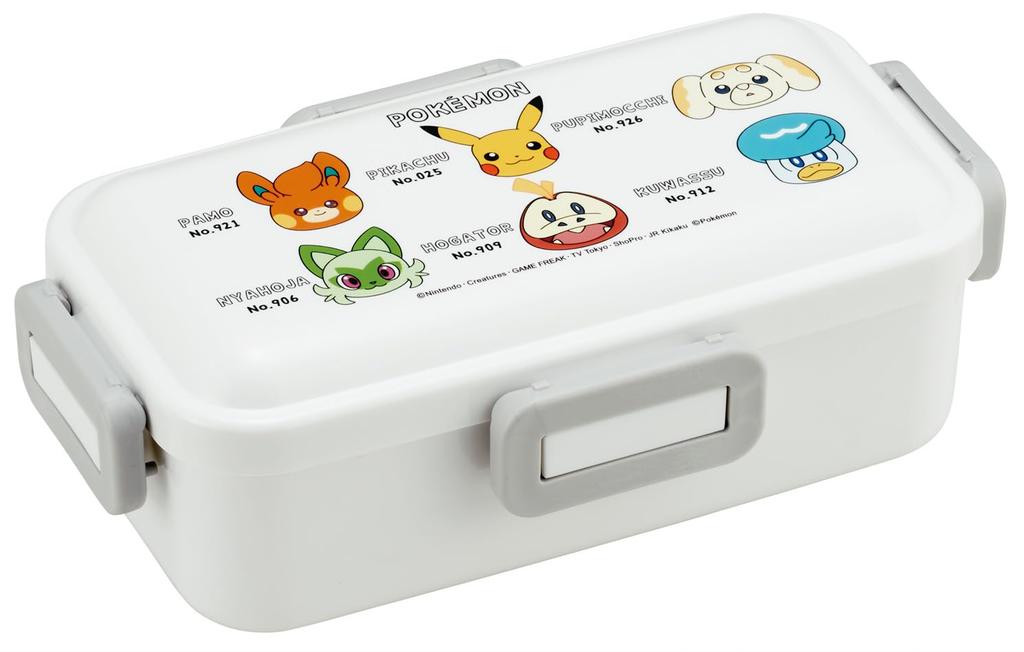 Skater Bento Fluffy Single Dishwasher and Microwave Made in Pokemon Face Box, Serving, Tier, 530ml, Safe, Japan, 25, PFLB6-A