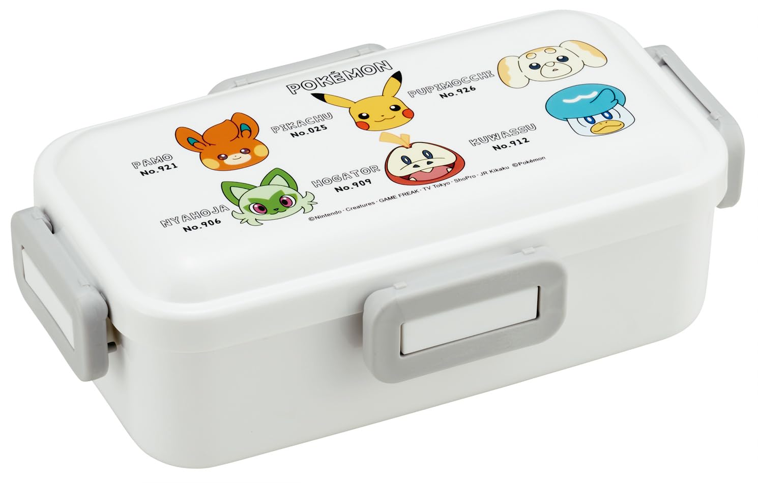 

Skater Bento Fluffy Single Dishwasher and Microwave Made in Pokemon Face Box, Serving, Tier, 530ml, Safe, Japan, 25, PFLB6-A