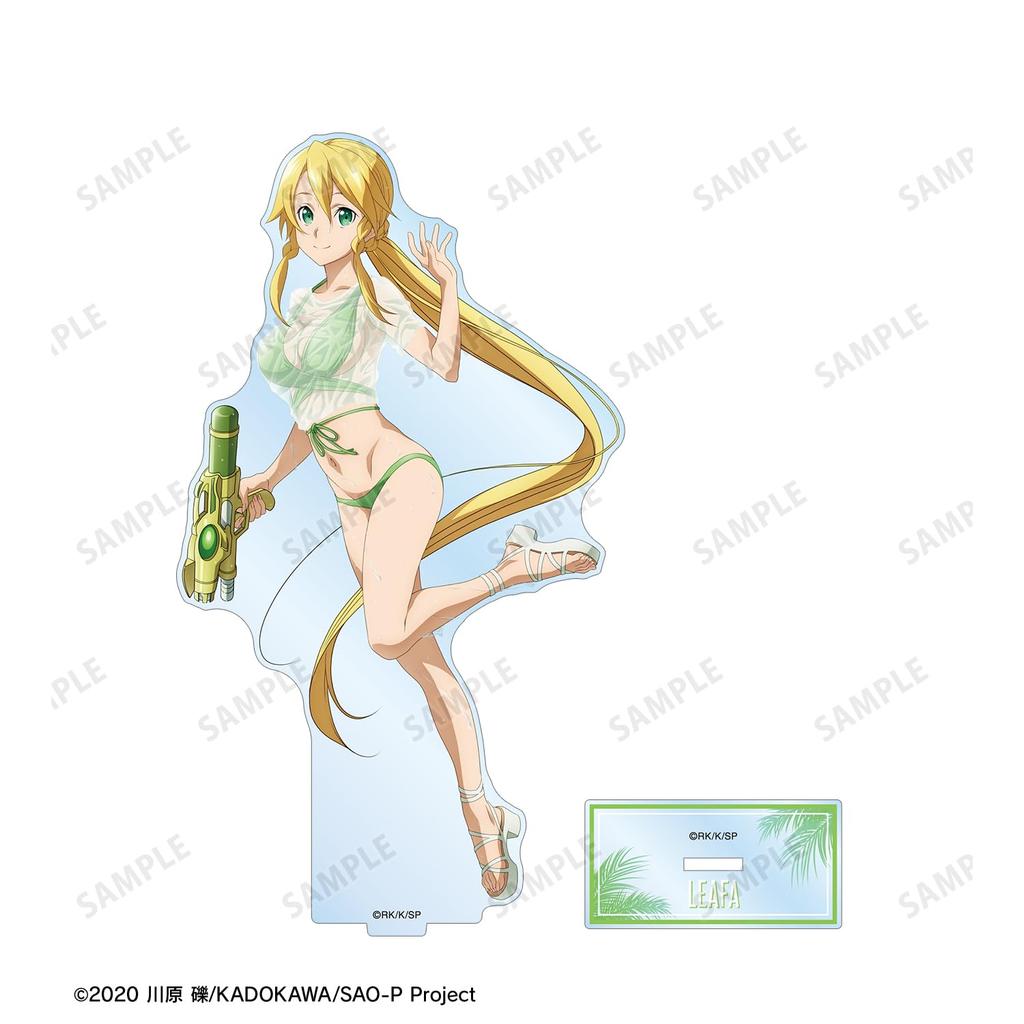 Sword Art Online Original Illustration Leafa Water Gun Battle Big Acrylic Stand Ver.