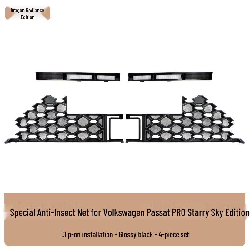 Volkswagen Passat Starry Sky Insect Net: Front Grille & Radiator Grille Cover Mod for Insects & Catkins