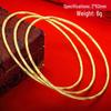 Women's Bohemian Gold Sand Brass Bracelet with Long-Lasting Colorfast Finish