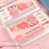Pu Leather Photo Money Card Holder With 50 Inner Pages Snap Closure For Storing Photocards Business Cards Tickets Paper Money
