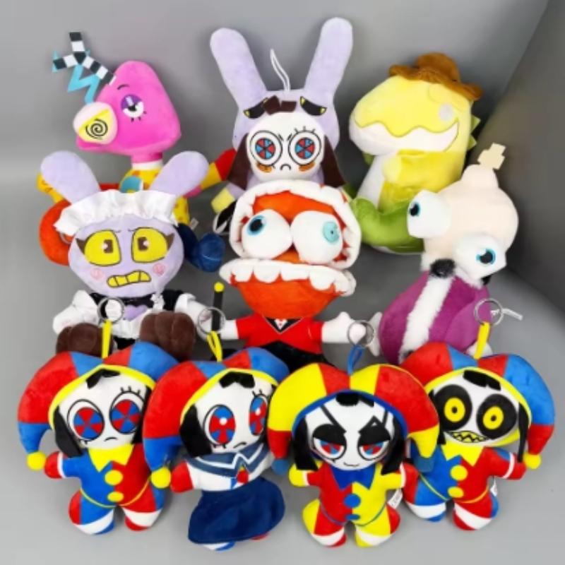25CM Erstaunliche Digitale Puppe Zirkus Magd Jax Plüsch Magisches Kaninchen Clown Cartoon Peripherie Geeignet Fans Haus Sammlung Dekoration
