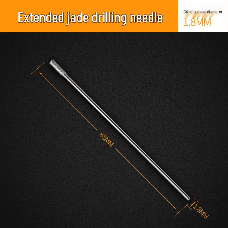 Mansha Rui Jade & Agate Drill: Hollow Stone, Glass, and Diamond Hole Punch Needle.