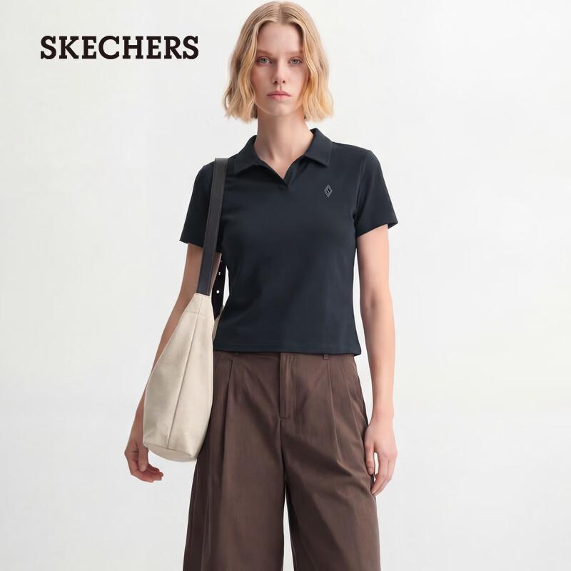 Skechers Women's Moisture-Wicking Short-Sleeve Polo Shirt L226W099
