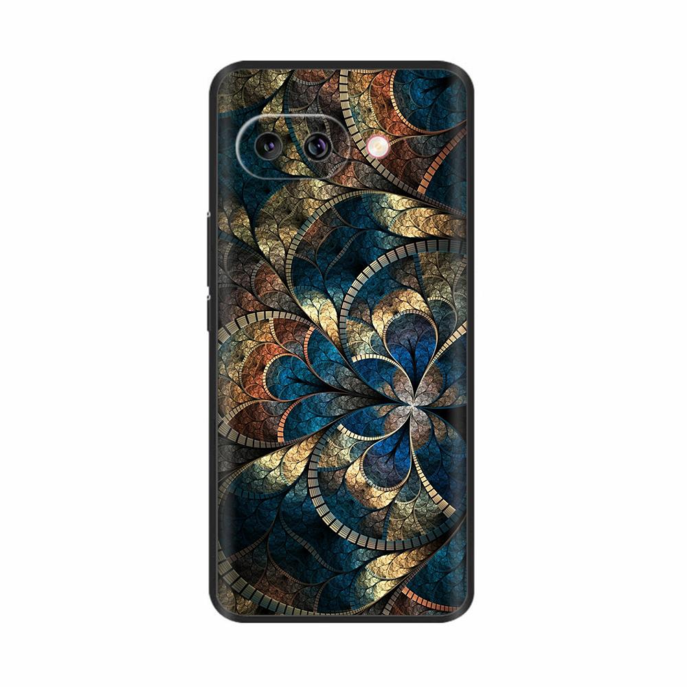 For Google Pixel 9A Case Luxury Soft Silicon Pattern Painted Back Cover For Google Pixel 9A GXQ96 GTF7P G3Y12 Phone Cases Bags
