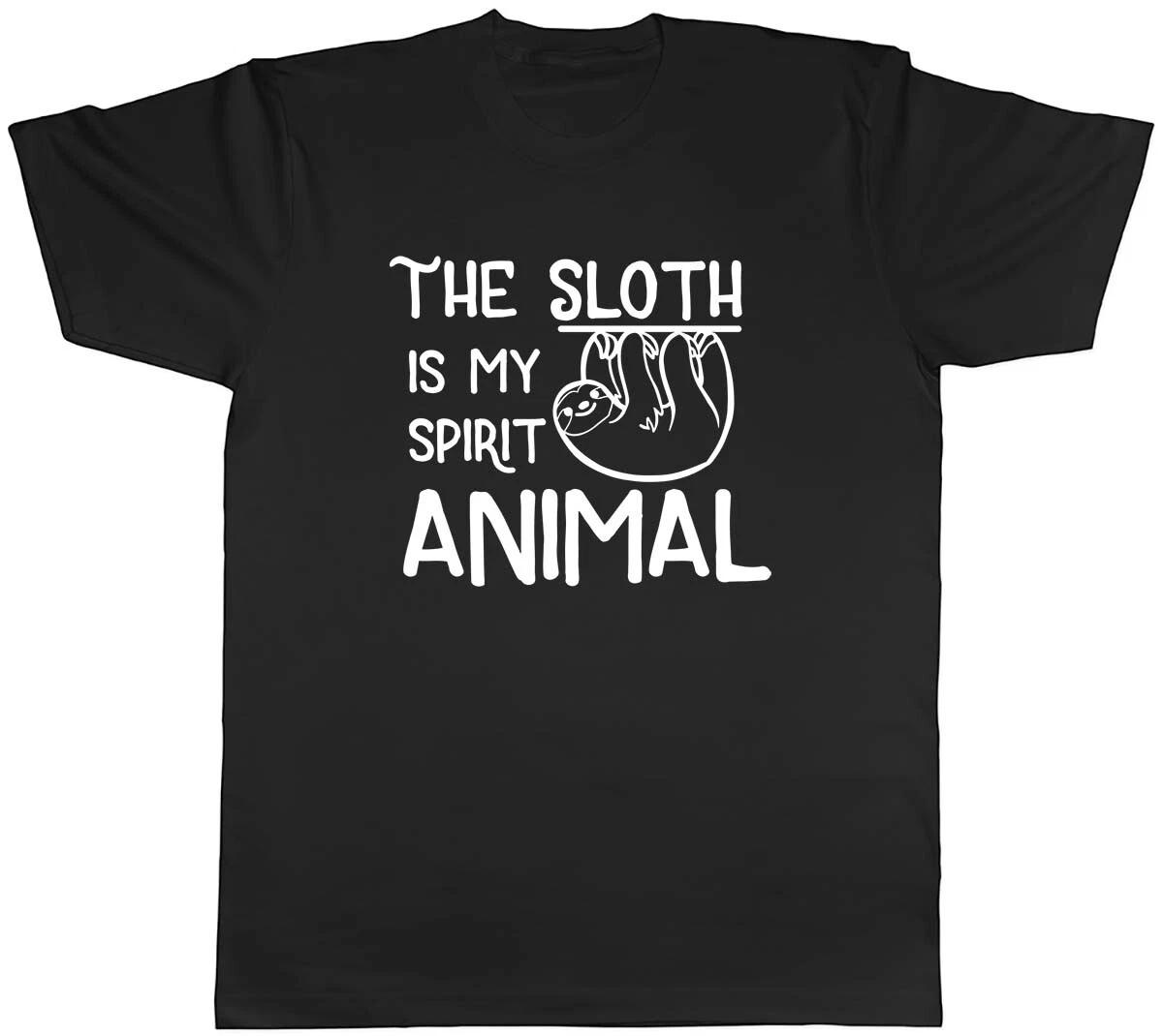 The Sloth is my Spirit Animal Mens Unisex T-Shirt Tee XXL