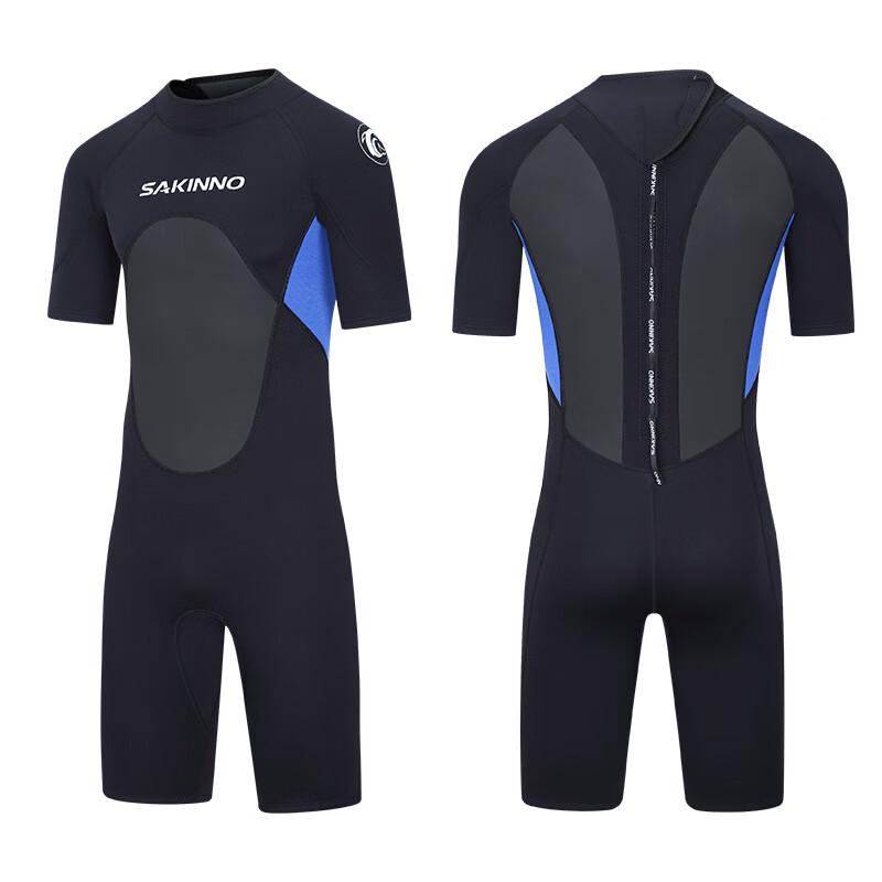WEZHO Men's 3mm Short-Sleeve Wetsuit