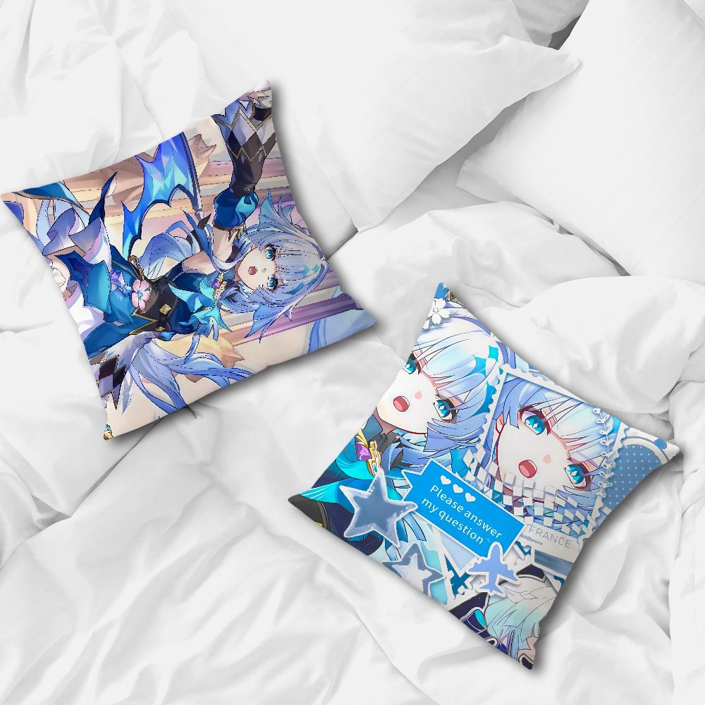 Honkai Star Rail Cerydra kuddfodral Bekvämt mjukt örngott för Soffa Vardagsrum Hemmakontor Dekor Skyddsfodral