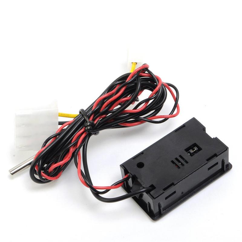 Car Suv Digital Display Meter Oil/Water Chargecooler Temp Celsius Gauge Probe 1X