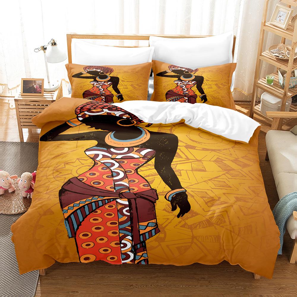 Fashion Technology Printing, 3D Digital Printing, Bedding, Duvet Covers, Pillowcases, Three-piece Sets