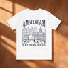 Amsterdam Netherlands T-Shirt Unisex - Travel Souvenir Shirt Gift For Women & Men