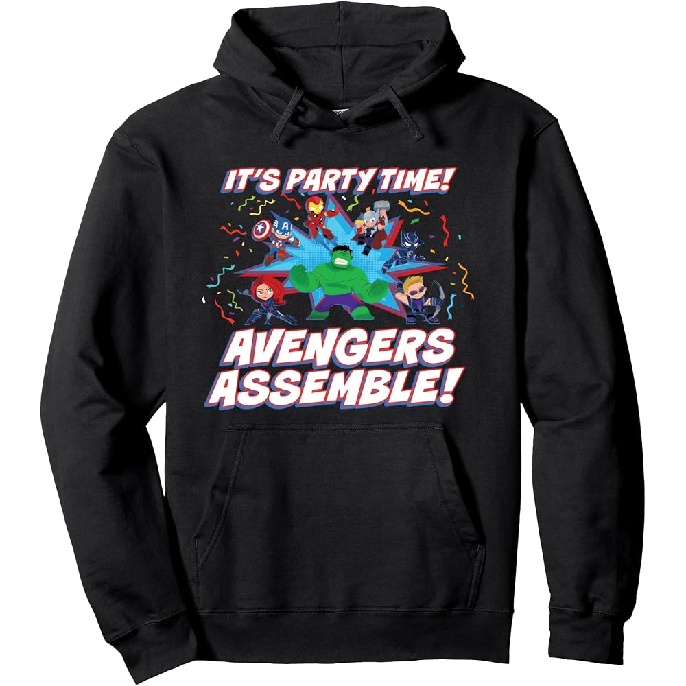 Marvel Avengers Toon Art It's Party Time — Avengers Assemble! hoodies