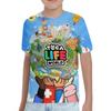 Summer Toca Life World 3D game Printed Kids T-shirt Casual Soft GAME Print Tee Fashion High Quality for Boys/girls Tees Anime T-shirt Cute Tops