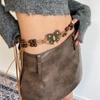 Butterfly Waist Rope Wax Rope Ethnic Style Belts Women Waist Chain Bohemian Braided Tassel Belt