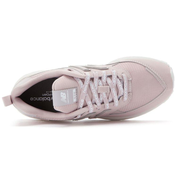 New Balance Nb 574 Material Plasă Piele Sintetică Confortabil Simplu Mid-Top Pantofi Casual Lifestyle Unisex Pantofi Casual Roz-Deschis MS574GCF