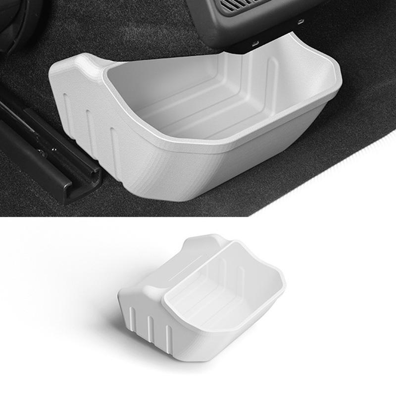 Rear Seat Storage Box For Tesla Model 3 Highland Rear Air Outlet Rear Seat Organizer Tray Trash Car Interior Accessories