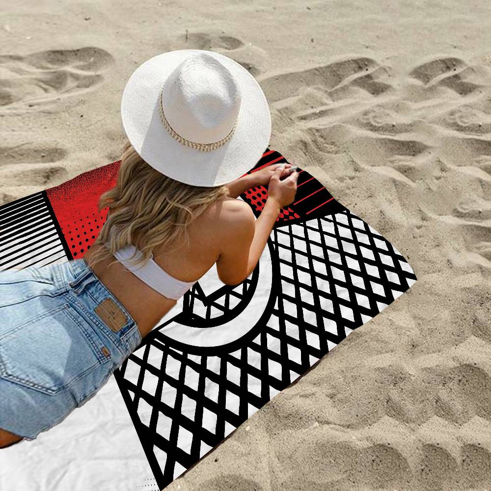 Mercury Racing Car Microfiber Beach Towel Absorbent Quick Dry Soft Yoga Swimming Resort Mountain Climbing Towel
