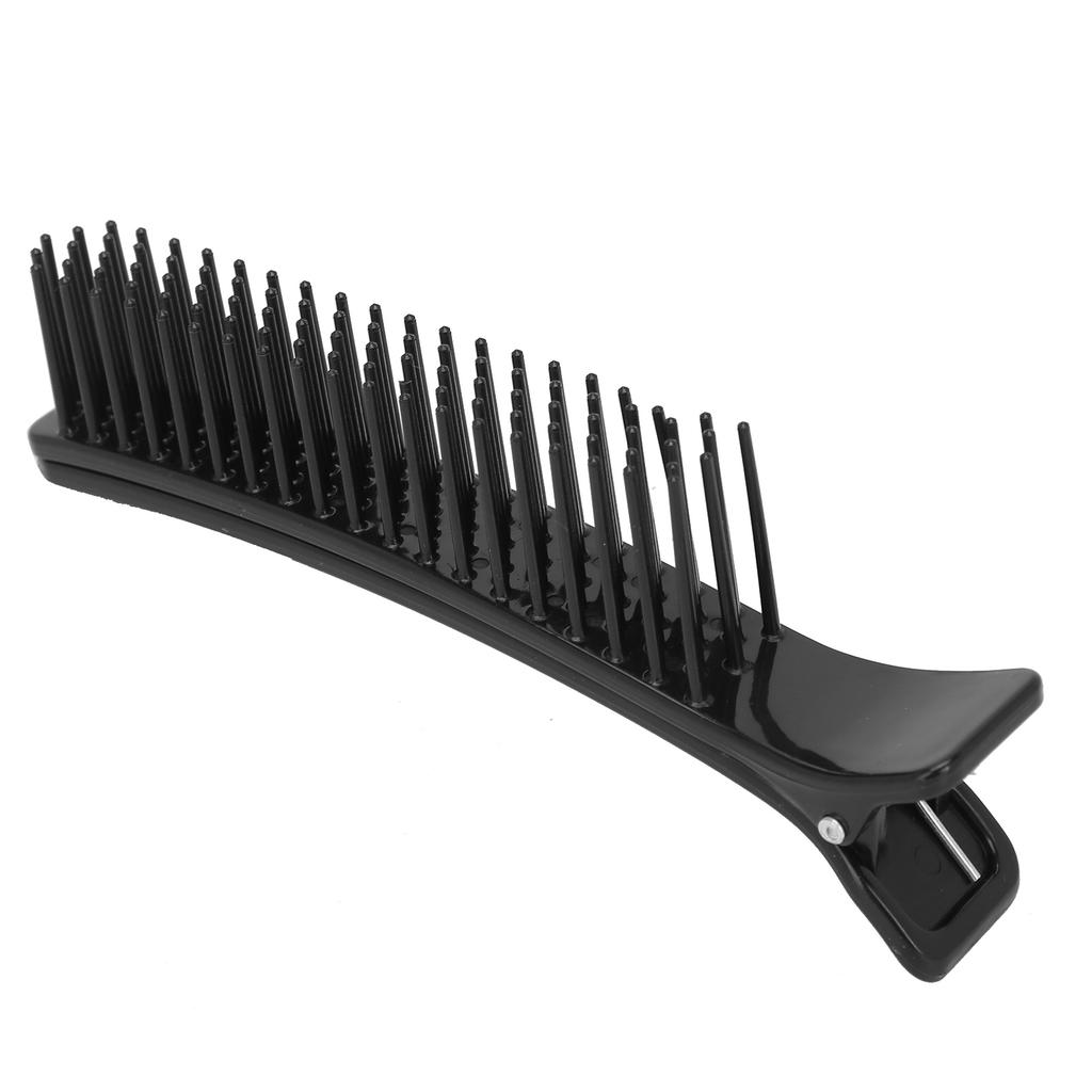 1PC Lange Haar Clips Haar Styling Abschnitt Friseur AntiSlip Haar Zubehör für Salon(Schwarz )