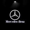 For Mercedes Benz A C E Class GLE GLB GLC W205 W212  2pcs Car Door Welcome Light Led HD Projector Lamp Courtesy Lights FI1