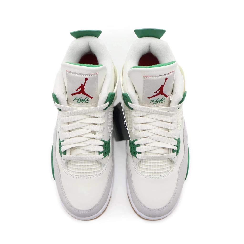 DR5415-103 Nike Air Jordan 4 Retro SB Low Pine Green White Sail (Men's)