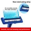 Shaving Razors for Men Manual Shaver Replaceable 2-layer Beard Remover Spring Summer Hollow Design Handle Trimmer