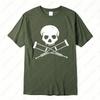 Jackass Pirat Rolig Jul Julklapp Födelsedags T-shirt Retro Bomulls T-shirts Punk Dödskalle Grafisk T-shirt Kvinnor Män Casual Camisetas