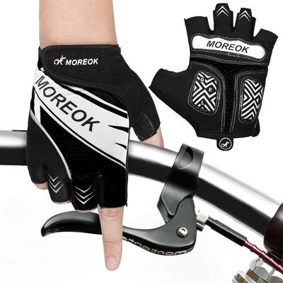 Gants de cyclisme Gants de vélo de montagne antichoc demi-doigt Gants de vélo antidérapants et résistants à l'usure Gants d'équitation de vélo de montagne respirants