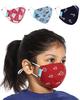 MAPLE Cotton Reuseable Face Mask (Random Colour, Without Valve, 2 Pieces) for Kids