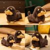 Cute Animal Plush Doll With Short Pile Fabric For Girls Sleep Pillow And Decor