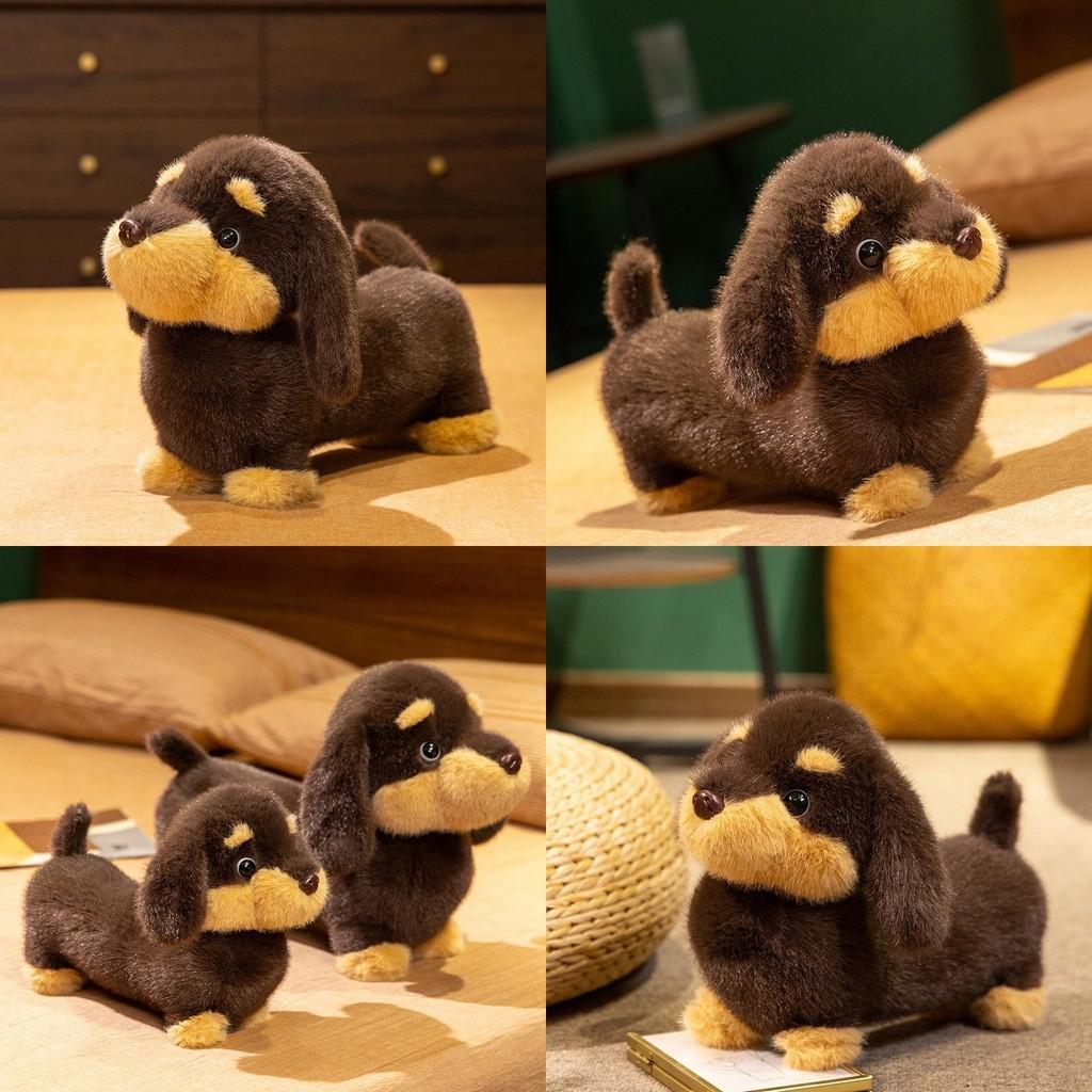 Cute Animal Plush Doll With Short Pile Fabric For Girls Sleep Pillow And Decor