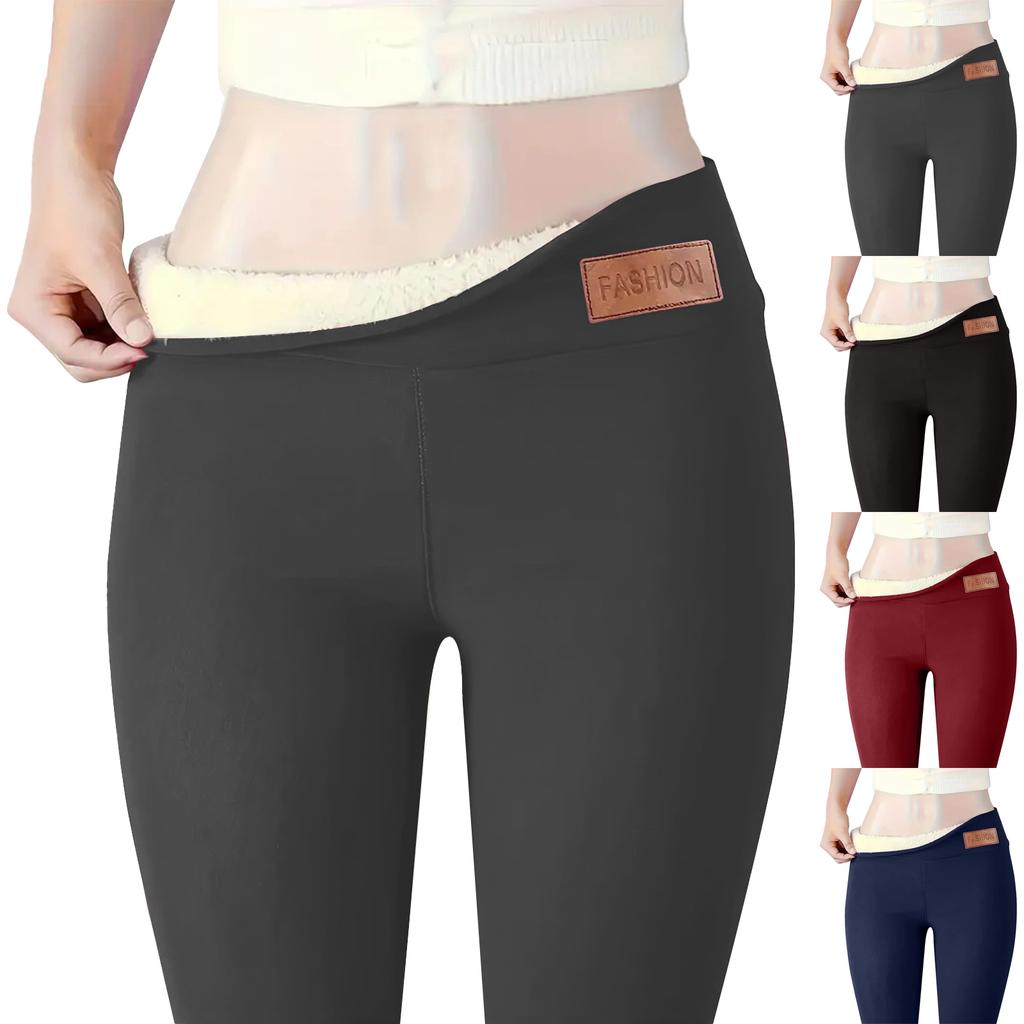 Women's Fleece Lined Thickened Warm Base Leggings