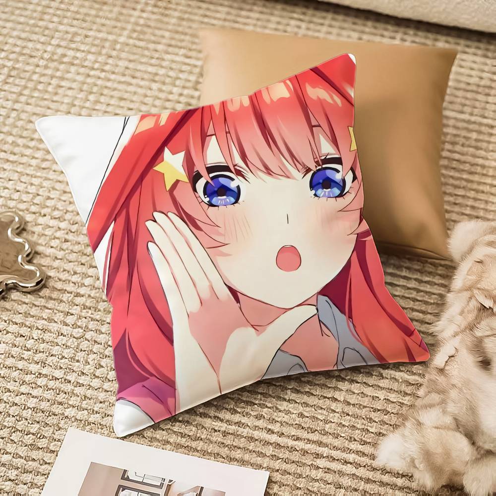 N-Nakano Itsuki Pillow Case Sofa And Living Room Decorative Cushion Covers Dust-proof And Mite-proof Invisible Zipper